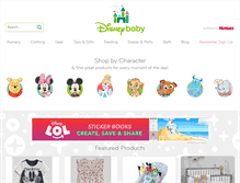 Tablet Screenshot of disneybaby.com